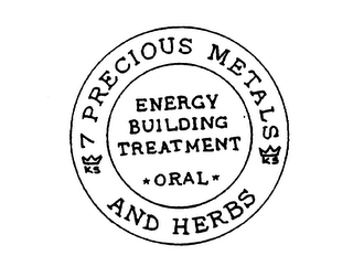 KS 7 PRECIOUS METALS KS AND HERBS ENERGY BUILDING TREATMENT ORAL logo