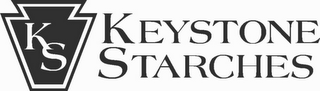 KS KEYSTONE STARCHES logo