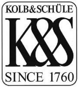 K&S KOLB&SCHÜLE SINCE 1760 logo