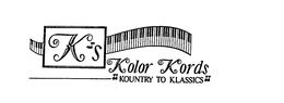 K'S KOLOR KORDS KOUNTRY TO KLASSICS logo