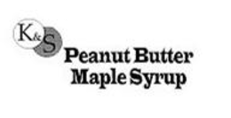 K&S PEANUT BUTTER MAPLE SYRUP logo