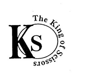 KS THE KING OF SCISSORS logo