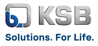 KSB SOLUTIONS. FOR LIFE. logo