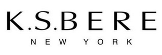 K.S.BERE NEW YORK logo
