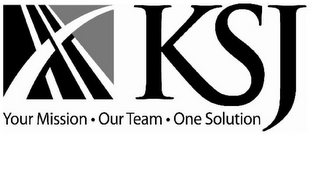 KSJ YOUR MISSION OUR TEAM ONE SOLUTION logo