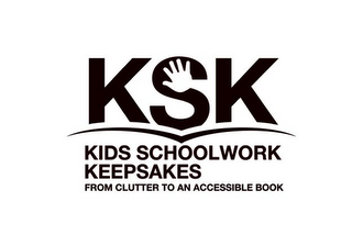 KSK KIDS SCHOOLWORK KEEPSAKES FROM CLUTTER TO AN ACCESSIBLE BOOK logo
