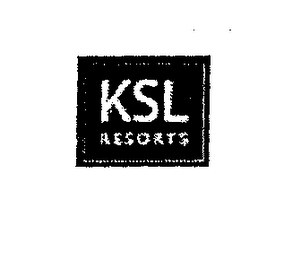 KSL RESORTS logo
