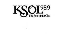KSOL 98.9 THE SOUL OF THE CITY logo