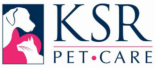 KSR PET CARE logo