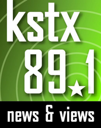 KSTX 89 1 NEWS & VIEWS logo