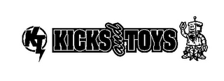 KT KICKS AND TOYS logo