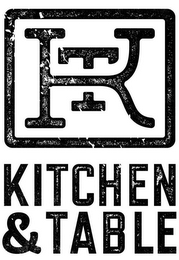 KT KITCHEN & TABLE logo