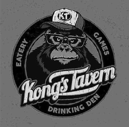 KT KONG'S TAVERN EATERY GAMES DRINKING DEN logo