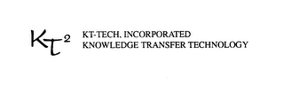 KT2 KT-TECH, INCORPORATED KNOWLEDGE TRANSFER TECHNOLOGY logo