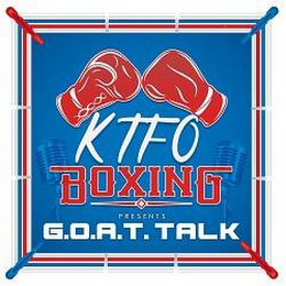 KTFO BOXING PRESENTS G.O.A.T. TALK logo