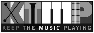 KTMP KEEP THE MUSIC PLAYING logo