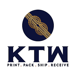 KTW PRINT . PACK . SHIP . RECEIVE logo