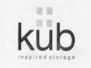 KUB INSPIRED STORAGE logo