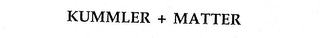 KUMMLER + MATTER logo