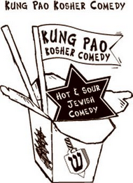 KUNG PAO KOSHER COMEDY KUNG PAO KOSHER COMEDY HOT & SOUR JEWISH COMEDY logo