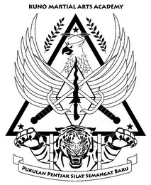KUNO MARTIAL ARTS ACADEMY PUKULAN PENTJAK SILAT SEMANGAT BARU logo