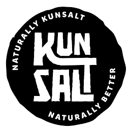 KUNSALT NATURALLY KUNSALT NATURALLY BETTER logo