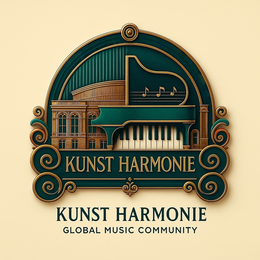 KUNST HARMONIE KUNST HARMONIE GLOBAL MUSIC COMMUNITY logo
