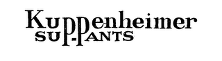 KUPPENHEIMER SUP-PANTS logo