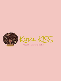 KURLKISS KISS THOSE CURLS HELLO! logo