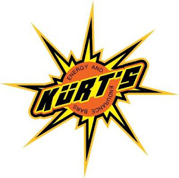 KURT'S ENERGY AND ENDURANCE BARS logo
