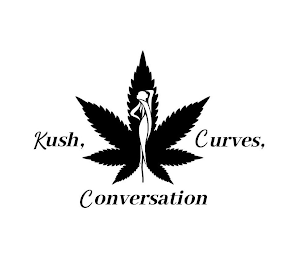 KUSH, CURVES, CONVERSATION logo