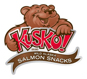KUSKO BRAND WILD ALASKA SALMON SNACKS logo