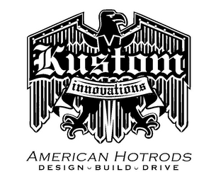 KUSTOM INNOVATIONS AMERICAN HOTRODS DESIGN BUILD DRIVE logo