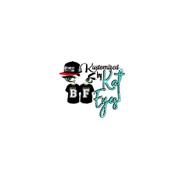 KUSTOMIZED BY KAT EYES B F BEST FRIENDS logo