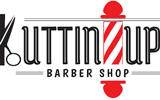 KUTTIN UP BARBER SHOP logo