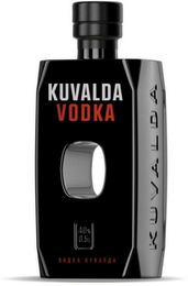 KUVALDA VODKA 40% 0.5L KUVALDA logo