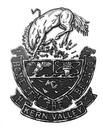KV HOME OF THE BRONCS H KERN VALLEY S logo