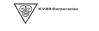 KV33 CORPORATION logo