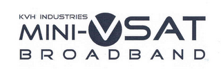 KVH INDUSTRIES MINI-VSAT BROADBAND logo