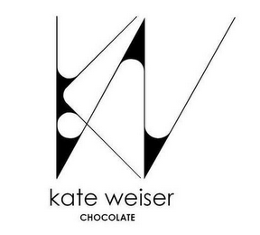KW KATE WEISER CHOCOLATE logo