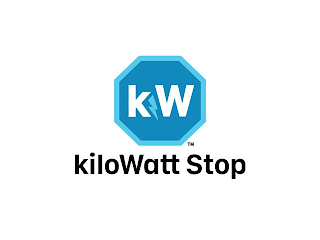KW KILOWATT STOP logo