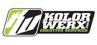 KW  KOLOR WERX CREATIVE SERVICES.COM logo