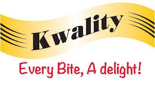KWALITY EVERY BITE, A DELIGHT! logo