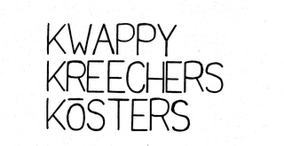 KWAPPY KREECHERS KOSTERS logo