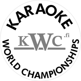 KWC.FI KARAOKE WORLD CHAMPIONSHIPS logo