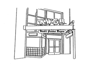 KWGB WORLD'S GREATEST BURGERS logo