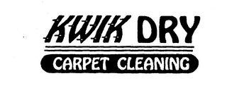 KWIK DRY CARPET CLEANING logo