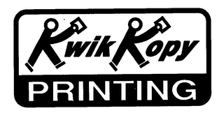 KWIK KOPY PRINTING logo