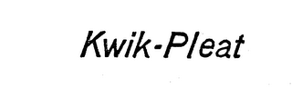 KWIK-PLEAT logo