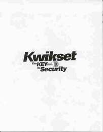 KWIKSET THE KEY TO SECURITY logo